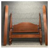 Queen Four-Poster Bed with Rails