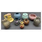 Nine Pieces of Pottery