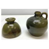 Master Potter Ben Owen Jug and Candlestick