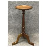 Vintage Mahogany Pedestal Candle Stand
