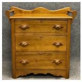 Hardwood Wash Stand with Towel Holders