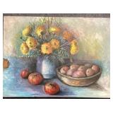 Fruit Basket by Alice Ehrlich Oil on Canvas
