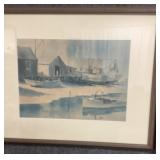 Watercolor Seascape by Edwin Voorhees
