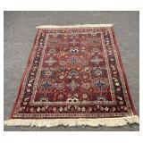 Machine-Wove Multi-Colored Rug