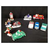 Department 56, Cars, Police, Pizza Delivery, More