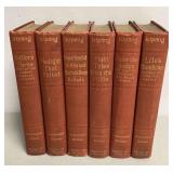 Six Hardback Kipling Novels Dated 1914