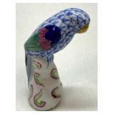 Herend Blue Fishnet Parrot