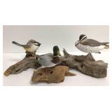 Spotted Sandpiper, Chickadee and Duck