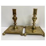 Pair of Virginia Metalcrafters Candlesticks