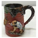 Antique Japanese Sumida Gawa Mug
