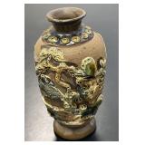 Antique Japanese Sumida Gawa Vase