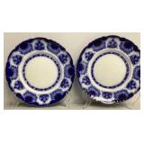 WH Grindley Baltic Flow Blue Plates