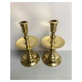Pair of Virginia Metalcrafters Candlesticks