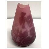 Emile Galle Signed Cameo Glass Vase