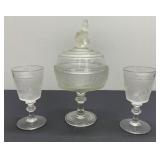 Gillinder and Sons Westward Ho Glass