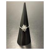 10 KT WG Diamond Dinner Ring