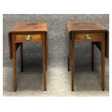 Pair of Craftique Mahogany Pembroke Tables
