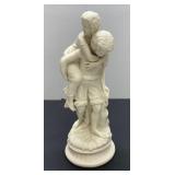 Vintage Parian Figure Boy with Girl on his Back