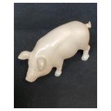 Vintage Herend Porcelain Pig Figurine
