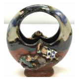 Antique Japanese Sumida Gawa Vase