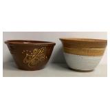 NC Seagrove Westmoore Bowl and Coombs Pottery Bowl