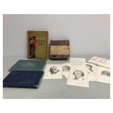 Three Schoolbooks, Dictionary and Composer Cards