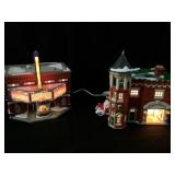Department 56 Theater and Fire Station