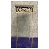 Small Wrought Iron Tile Top Table