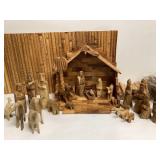 Hand Carved Nativity Set