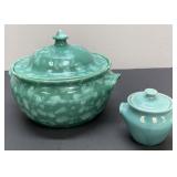 CB Craven Pottery Soup Tureen and Sugar Bowl