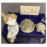 Collection of Cast Concrete Critters