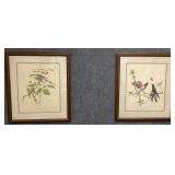 Pair of Ray Harm Signed Bird Prints