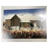 Signed Barn Print