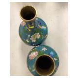 Pair of Cloisonnï¿½ Vases