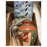 Lighthouse on Slate, Vase, Windchime