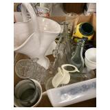 Glassware, Milk Glass, Pottery