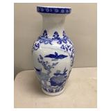 Large Blue and White Vase