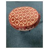 Vintage Vexter Brand Sewing Box and Stool