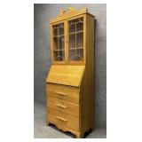 Vintage Maple Cottage Secretary Desk