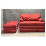 LaZboy Cranberry Upholstered Oversized Chair