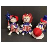 Three Annalee Hand Crafted Mice
