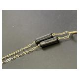14 KT Bernard K Passman Black Coral Necklace