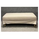 Upholstered Bench Nail Head Trim