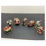 Seven Christmas Trinket Boxes