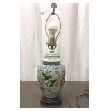 Porcelain Chinese Ginger Jar Lamp