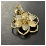 14 KT Flower Pendant