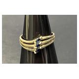 10 KT Sapphire Ring