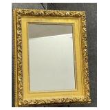 Antique Ornate Gold Framed Wall Mirror