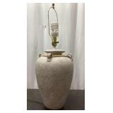 Pottery and Rope Table Lamp