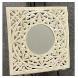 Wooden Distressed Painted Framed MIrror